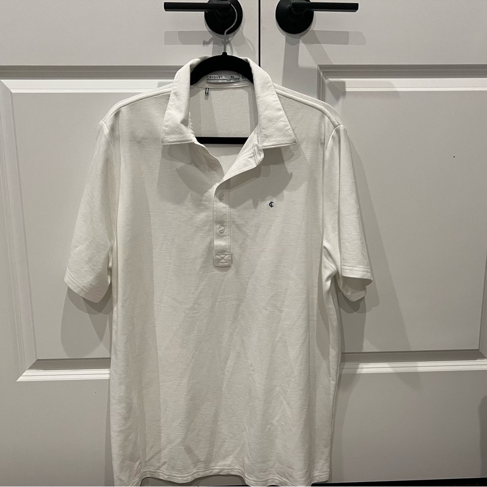 Criquet Pima Pique Range Polo White XL